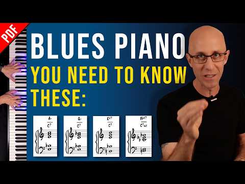 🎹 Minor Triad UPPER STRUCTURES for Blues Piano Voicings