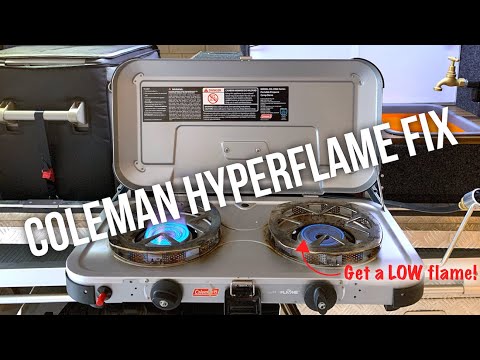 Quick & Easy Coleman Hyperflame Tweak To Get A Low Flame!