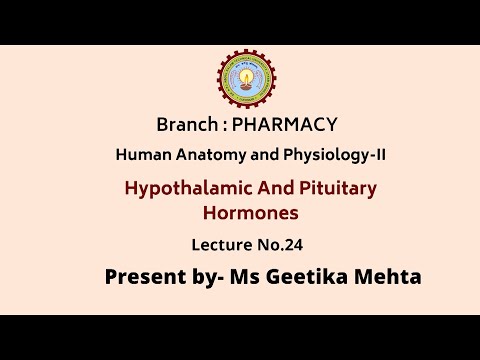 Hypothalamic And Pituitary Hormones
