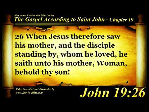 The Gospel of John Chapter 19 - Bible Book #43 - The Holy Bible KJV Read Along Audio/Video/Text