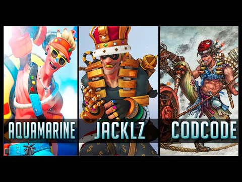 AQUAMARINE vs JACKLZ vs CODCODE - Gods of Junkrat 😱 | Overwatch Moments