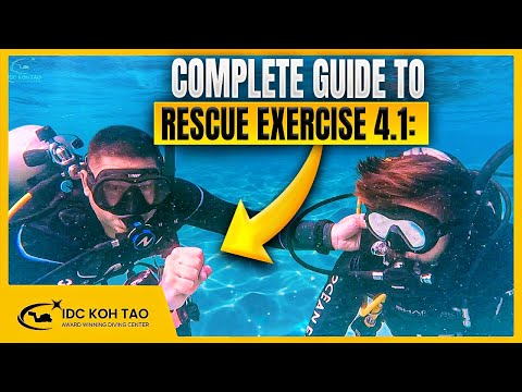 Complete Guide to Rescue Exercise 4.1: Distressed Diver Simulating Overexertion Underwater 🤿