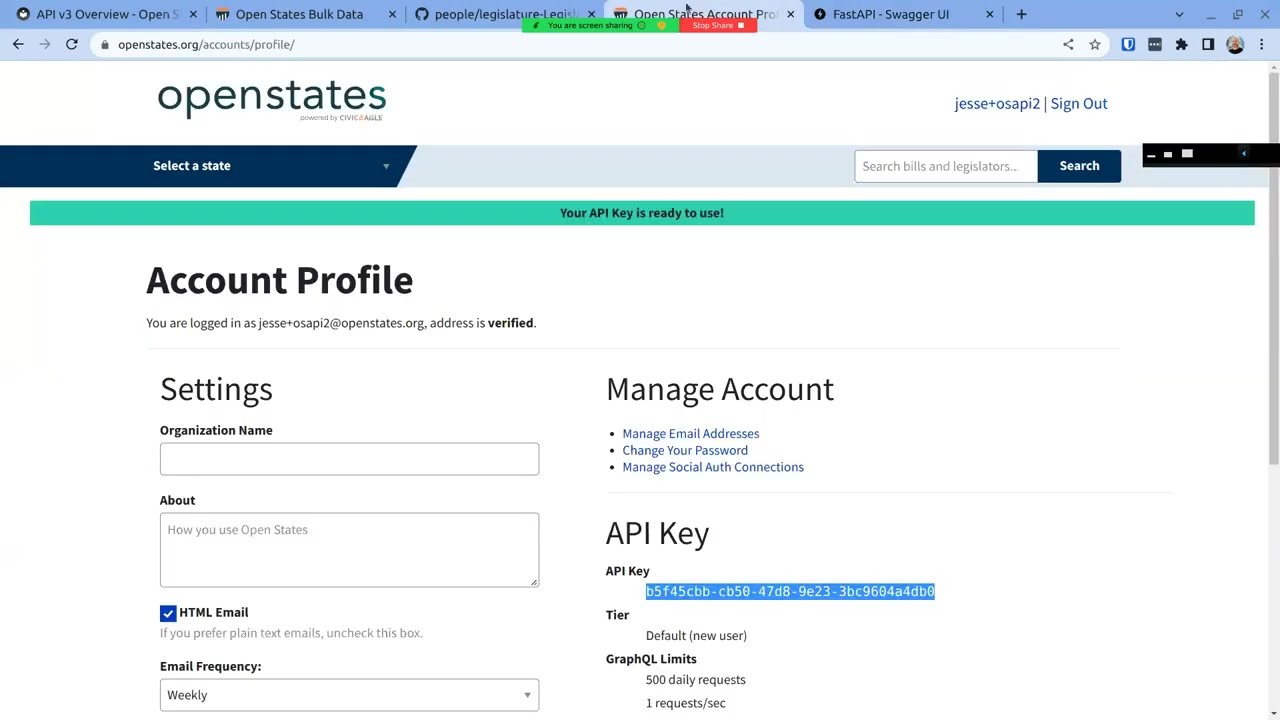 Open States API Introduction: access open civic data about legislation and more