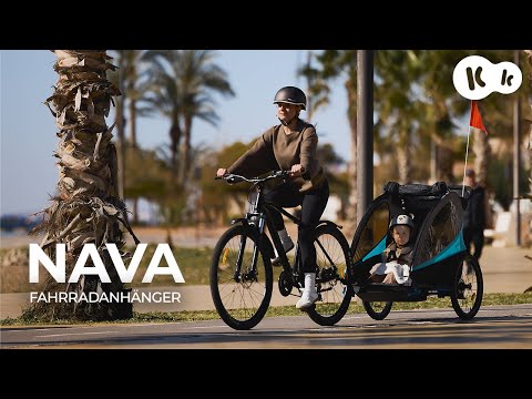 Kinderkraft NAVA – Fahrradanhänger, Buggy & Jogger 3-in-1