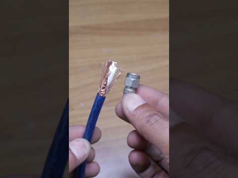 The Right Way to Install a Coaxial Cable Connector!