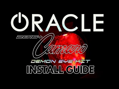2016+ Chevy Camaro - ORACLE Demon Eyes Install Guide