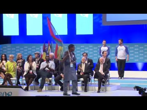 Flag Bearers at the Summit 2014 Dublin