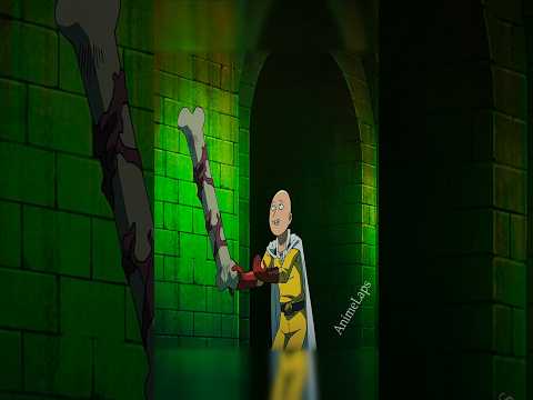Saitama and Garou vs The Doggy! #anime