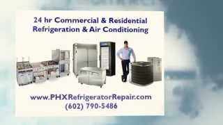 preview picture of video 'Phoenix (PHX) Refrigerator Repair - Commercial / Residential / Air Conditioning'