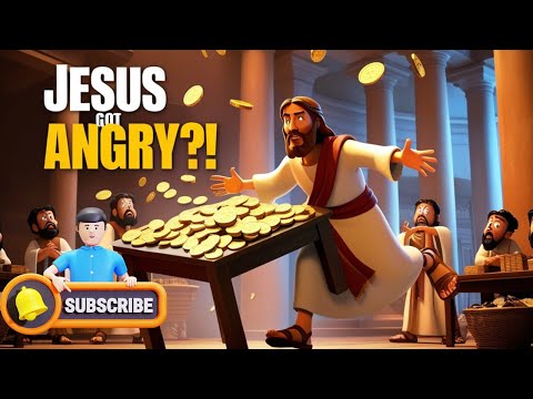 This Moment Shocked Everyone. Jesus Cleanses the Temple (Matthew 21:12-13) #easter #animatedstories