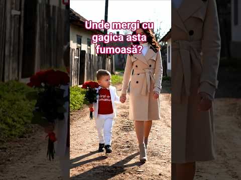Unde mergi cu gagica asta fumoasă? #shorts #viral #funny #baby #romania #viralvideo