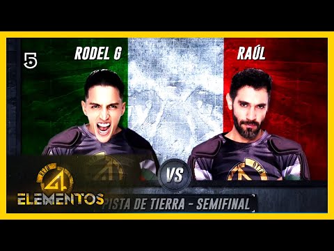 🔥💧 Rodel G Vs Raúl en la semifinal del reto tierra 🌬️🏔️ | Reto 4 Elementos | Canal 5