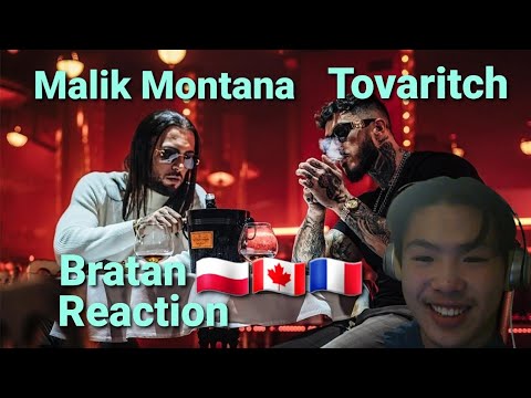 Malik Montana feat. Tovaritch - Bratan (prod. FRNKIE) | REACTION (Reacting To Polish & French Rap)