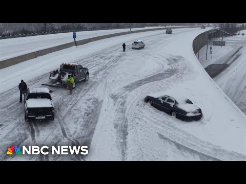 Cities at standstill from crippling ice and snow