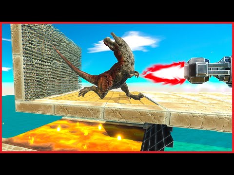 DANGEROUS JET ENGINE, WHO can SURVIVE - Animal Revolt Battle Simulator