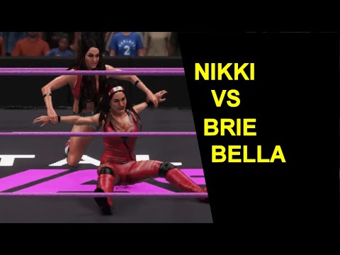 WWE 2K18 Nikki Bella vs Brie Bella - Knockout Match
