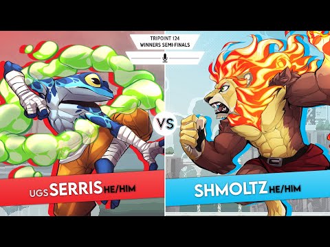 Tripoint 124 - Winners Semi-Finals - UGS | Serris (Ranno) Vs Shmoltz (Zetterburn/Shovel Knight)