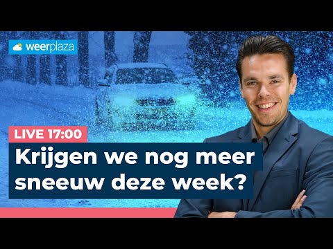 Alle details over de (zware) sneeuwval van komende dagen! ❄️ | LIVE