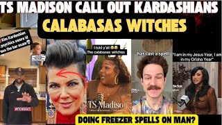 TS Madison CALLED OUT THE KARDASHIANS  CALABASS WITCHES WHILE WEARING HER ELEKS, DOING  Spell