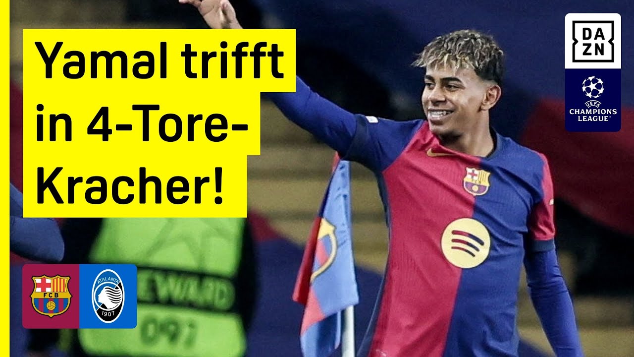 Barca verpasst Sprung an die Spitze: FC Barcelona - Atalanta Bergamo | UEFA Champions League | DAZN