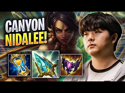 CANYON IS A BEAST WITH NIDALEE! - DK Canyon Plays Nidalee JUNGLE vs Rek'sai! | Season 2023