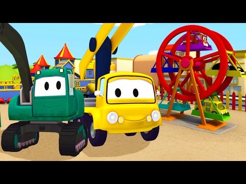 Der Bau Trupp: Der Kipplaster, der Kran und der Bagger Das Riesenrad in Car City