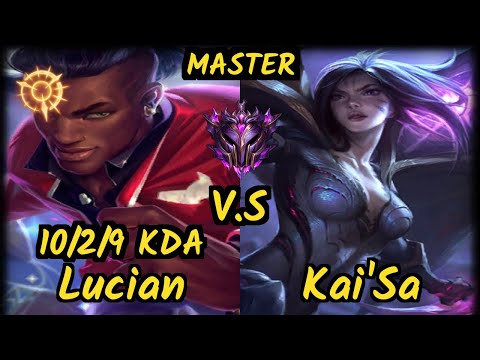 Freeze (LUCIAN) vs KAI'SA - 10/2/9 KDA BOTTOM ADC GAMEPLAY - EUW Ranked MASTER