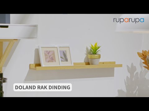 Gambar Informa Doland Rak Dinding 80 cm - Putih