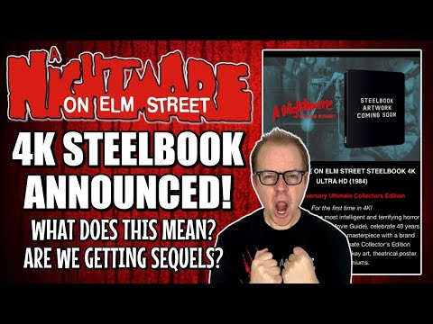 A Nightmare On Elm Street 4K Steelbook Announced! | We FINALLY Have Some NEWS!