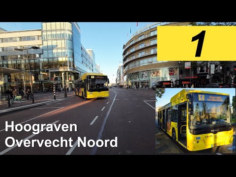 U-OV lijn 1: Hoograven - Overvecht-Noord  | Qbuzz Utrecht | Qbuzz 4607 | 2024