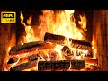 Tranquil Winter Fireplace With Gentle Burning Flames Soothing Fire Sounds For Peaceful Evenings
