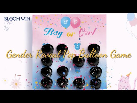 Plan The Perfect Gender Reveal with BLOOMWIN Pop-to-See Balloon Decoration Set