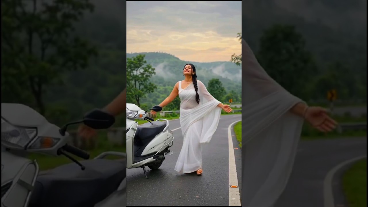 baarish ki jaye #trending #shortvideo #aivideo #sareegirl