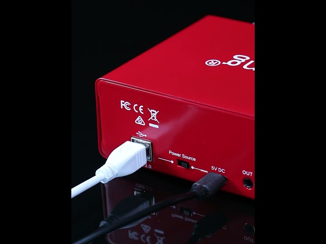 Vídeo relacionado con Depusheng RX2 Interfaz de audio USB grabación de computadora Tarjeta de Sonido Audio Studio Audio Interface puede conectar la grabación de guitarra de microfono de condensador de 48V