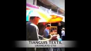 preview picture of video 'Tianguis textil Uriangato'