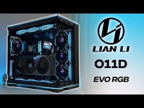 The BEST LOOKING FULL BLACK PC! - LIAN LI O11D EVO RGB Unboxing + PC Build