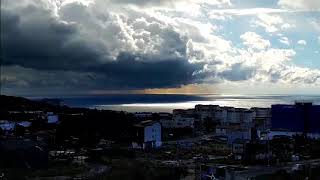 "바다의 용이 하늘로 오르다" 제주 바닷가 '용오름' 