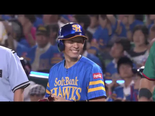 【3回裏】ホークス・本多 逆方向への同点タイムリー!! 2016/7/22 H-L