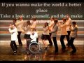 Glee Cast - Man In The Mirror lyrics