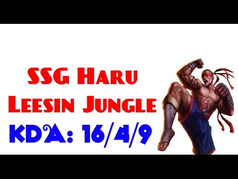 Korea Challenger LOL - SSG Haru - Leesin Jungle (Apr 12, 2017)