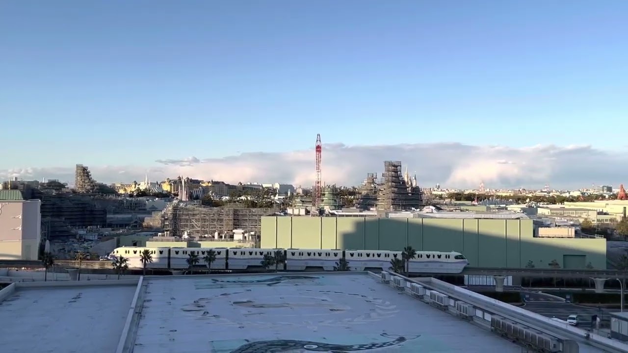 シェラトンの客室から眺めるディズニーリゾート