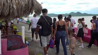 Familias celebran a papá desde el Puerto Salvador Allende