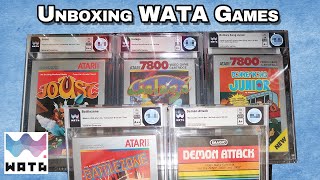 Unboxing WATA GAMES - Atari 2600 & 7800 Back from Grading!