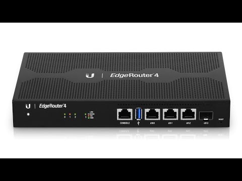 Maršrutizatorius Ubiquiti EdgeRouter 4-Port video