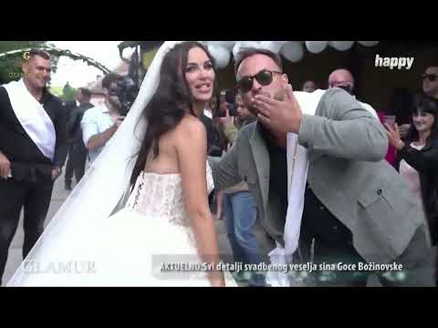 Goca Bozinovska - Vencanje Mirka Sijana - Glamur - (TV Happy 20.09.2022.)