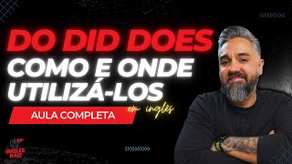 Do Does Did💥 Quando usar em Inglês | #professordeingles #cursodeingles #inglesraizcomfulvioporto