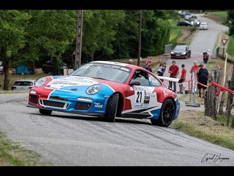 Rallye St Marcellin 2021- ES2 équipage Deplatiere Porsche 997 GT3