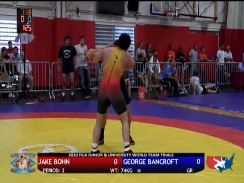 University Greco-Roman 74kg - George Bancroft vs. Jake Bohn