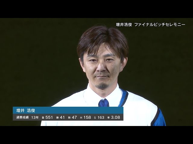ファイターズとバファローズで活躍した増井浩俊さんのファイナルピッチセレモニー!! 2025年4月4日 北海道日本ハムファイターズ 対 オリックス・バファローズ
