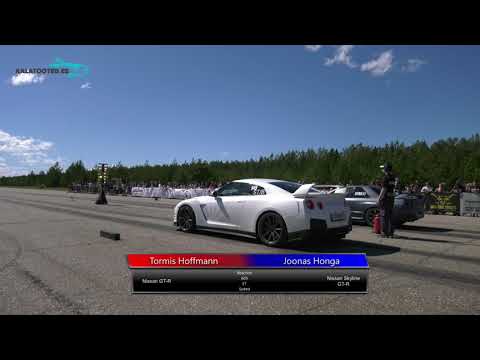 Tormis Hoffmann - Nissan GT R vs Joonas Honga - Nissan Skyline GT R. Drag race @ RaceWars2019